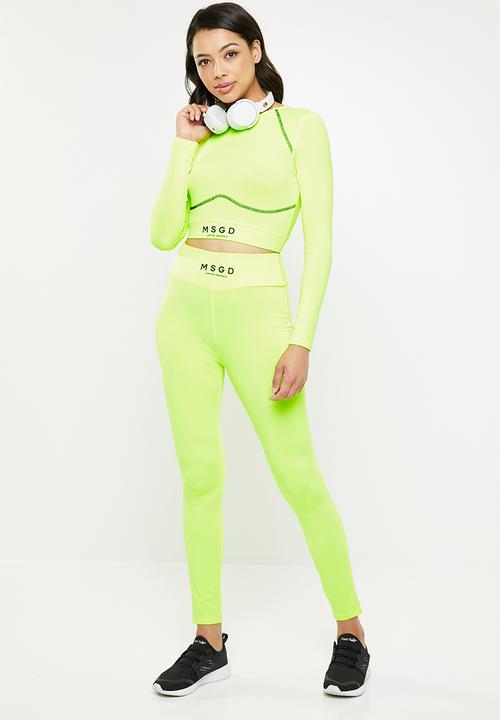 Missguided - Active top and legging 2pk - green