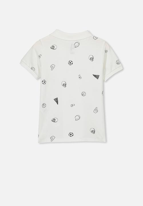 Cotton On - Kendricks polo - cream & black 