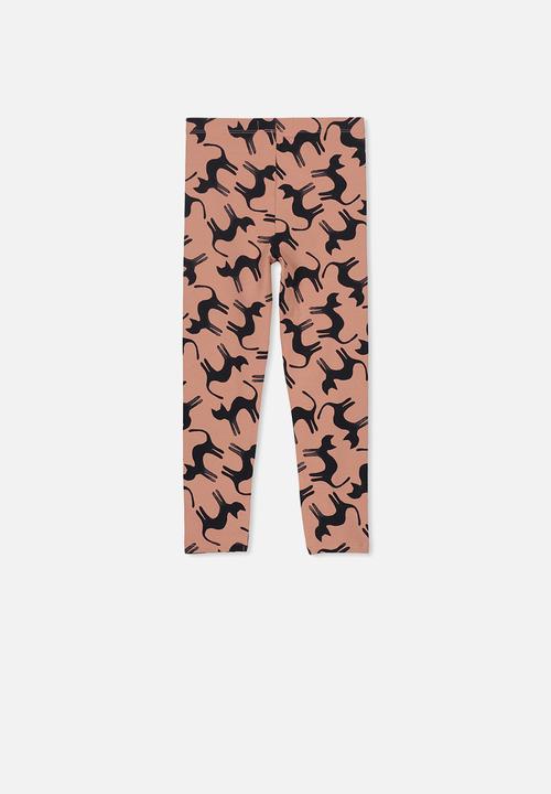 Cotton On - Huggie tights - brown & black 