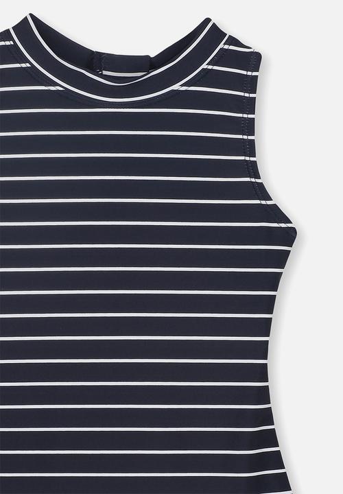 Cotton On - Rachael one piece - navy & white 