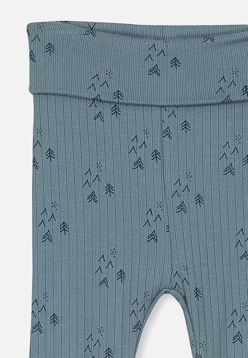 Cotton On - Newborn legging - blue 