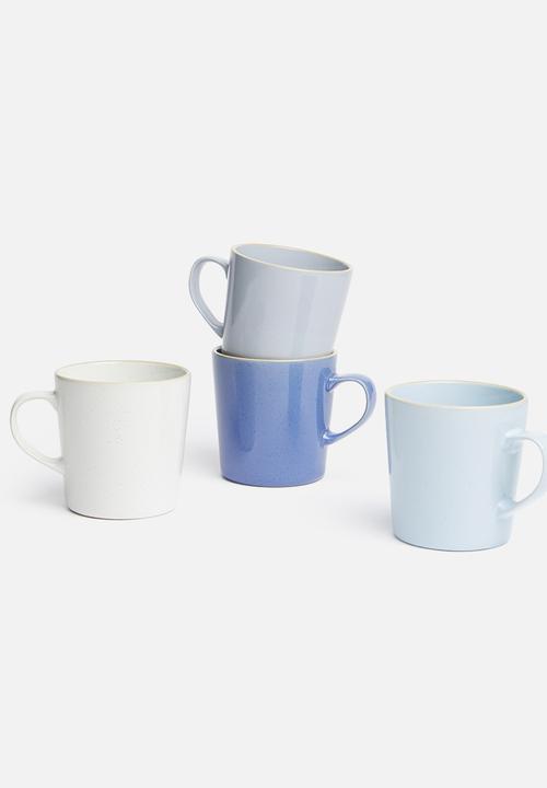 Sixth Floor - Speckled mug set of 4 - multi