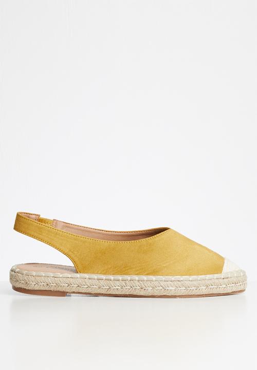 Miss Black - Plaza espadrille - yellow