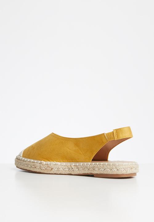 Miss Black - Plaza espadrille - yellow