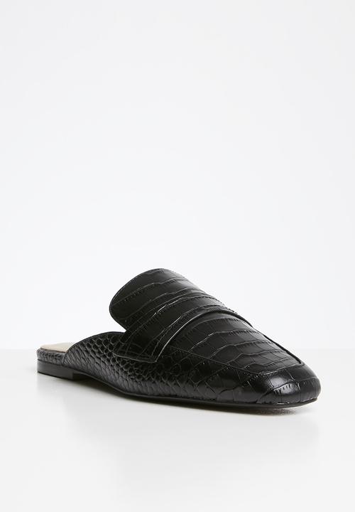 ALDO - Delilmad leather mule - black multi