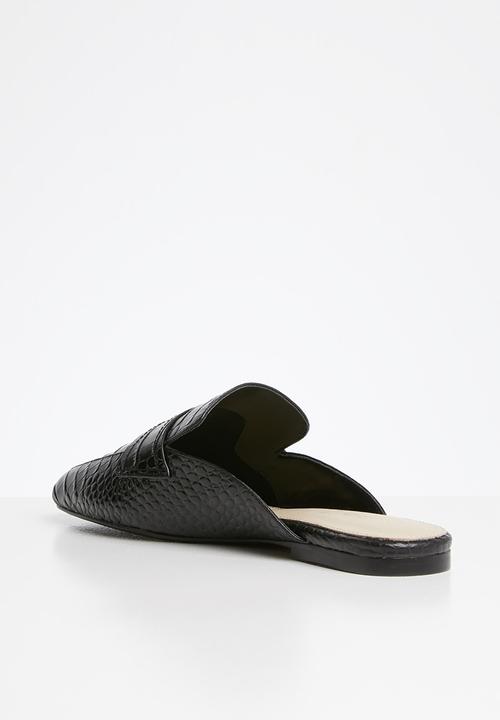 ALDO - Delilmad leather mule - black multi