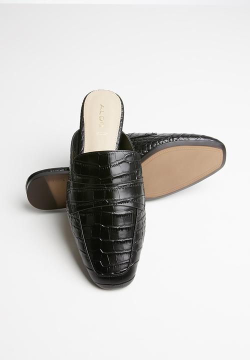 ALDO - Delilmad leather mule - black multi