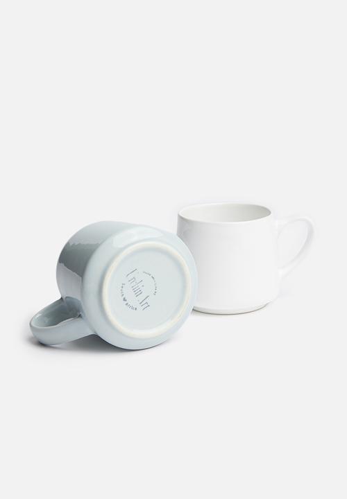 Urchin Art - Lifie mug - grey