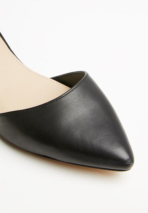 ALDO - Zulian leather heel - black