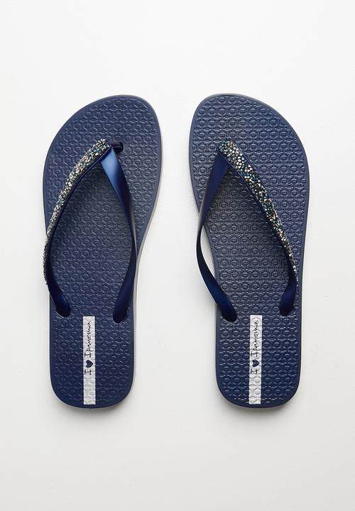 Ipanema - Glam special fem rubber thongs - blue
