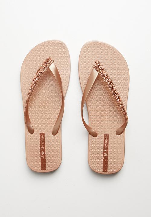 Ipanema - Glam special fem rubber thongs - rose gold