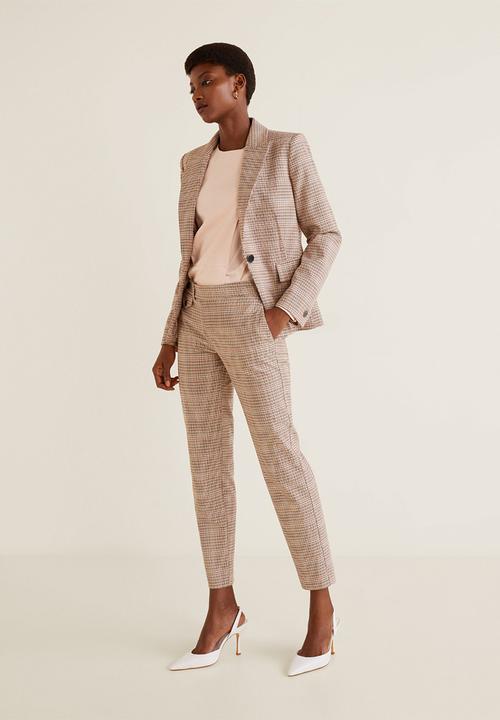 MANGO - Blouse with button detail - pink