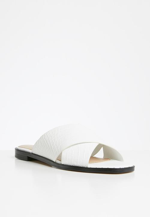 ALDO - Celararith leather sandal - white