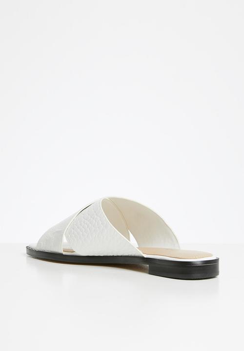ALDO - Celararith leather sandal - white