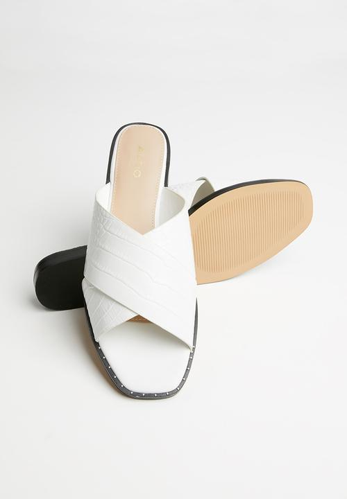 ALDO - Celararith leather sandal - white