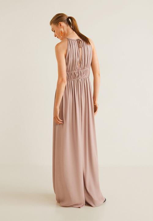 MANGO - Soft palazzo jumpsuit - pink