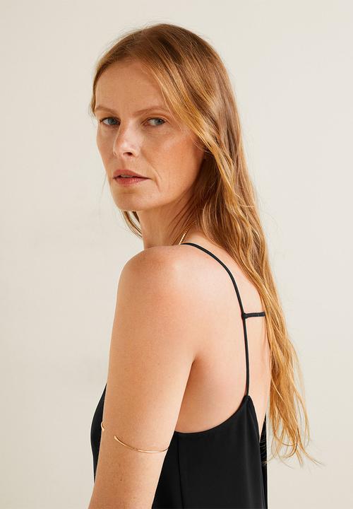 MANGO - Flowy long jumpsuit - black