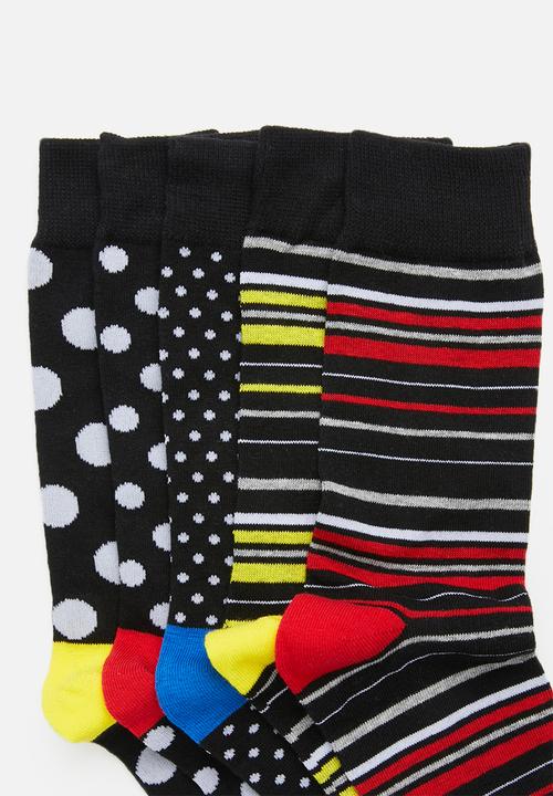 Brave Soul - Blend socks 5pk - multi