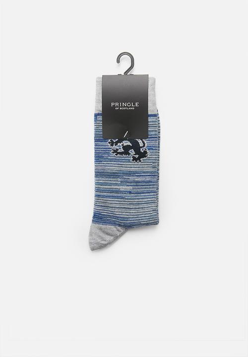 Pringle of Scotland - Tren socks - grey