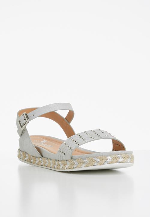 Butterfly Feet - Europa sandal - silver