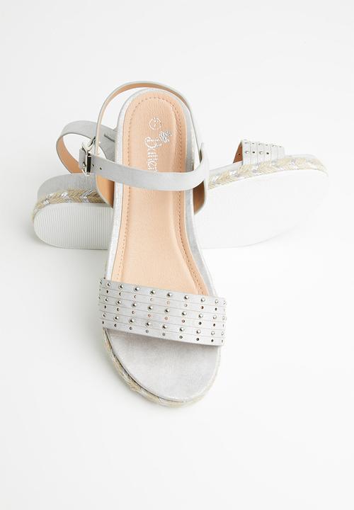 Butterfly Feet - Europa sandal - silver