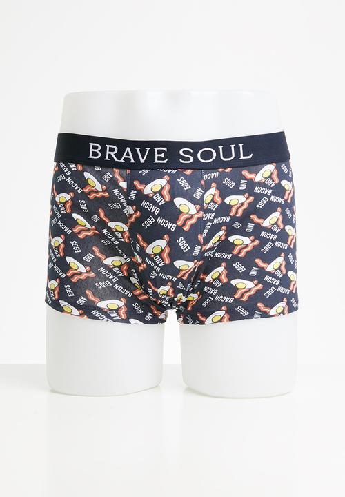 Brave Soul - Cheat boxers 2pk - red & navy
