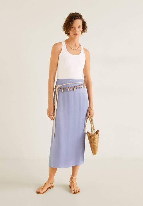 MANGO - Essential tank top - white