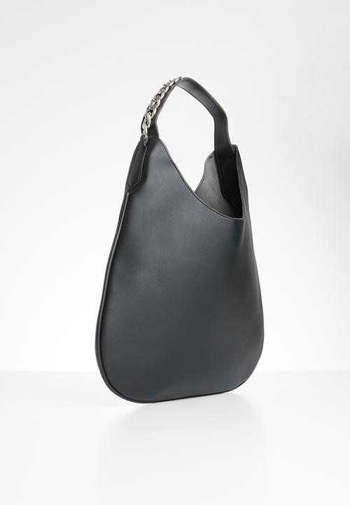 STYLE REPUBLIC - Metal chain shoulder bag - black