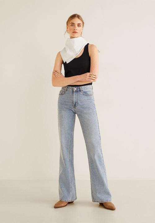 MANGO - Essential tank top - black