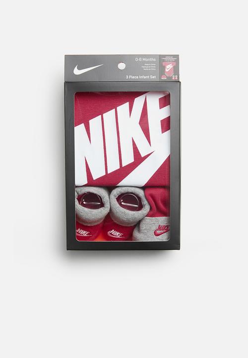 Nike - Futura logo box set - pink & grey 