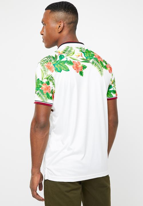 Brave Soul - Toucans short sleeve golfer - multi