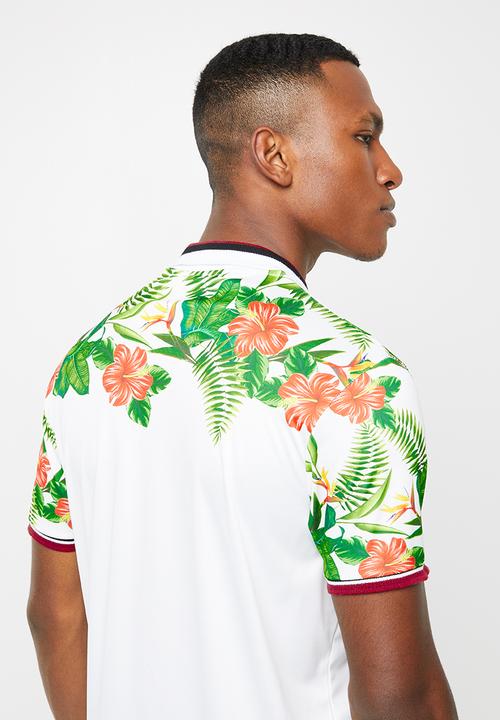 Brave Soul - Toucans short sleeve golfer - multi