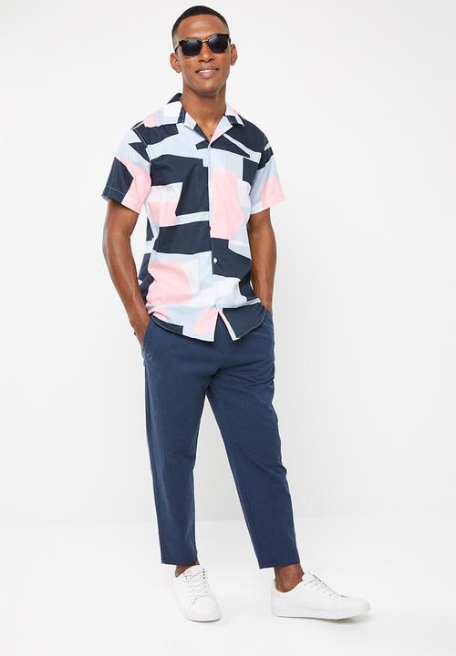Selected Homme - Art regular fit all over print shirt - multi