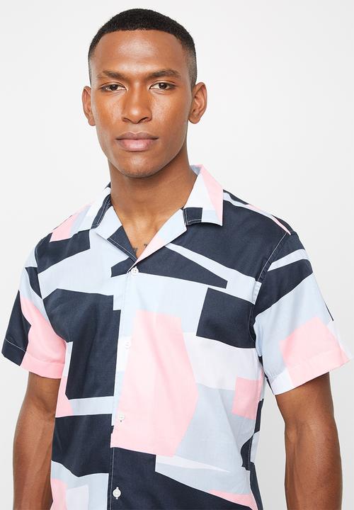 Selected Homme - Art regular fit all over print shirt - multi