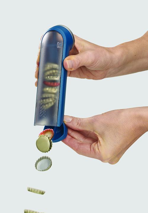 Joseph Joseph - Barwise cap-collecting bottle opener - blue