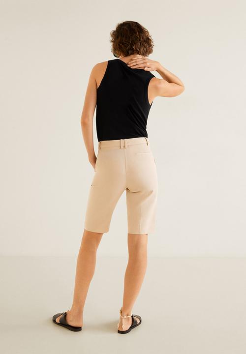 MANGO - Organic cotton basic top - black
