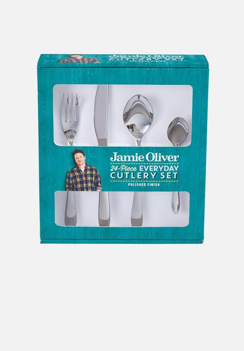Jamie Oliver - 24pce everyday cutlery set - stainless steel