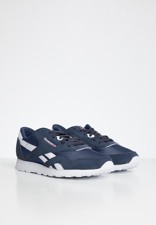 Reebok Classic - Teens classic nylon sneaker - heritage navy/white
