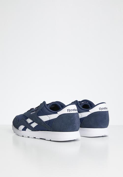 Reebok Classic - Teens classic nylon sneaker - heritage navy/white