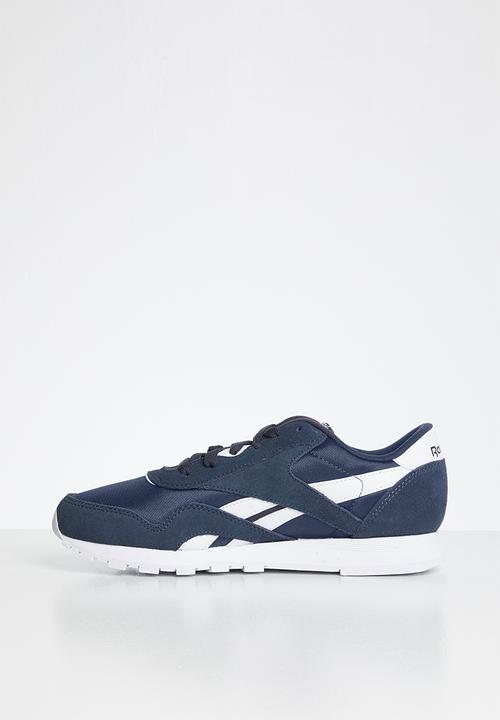 Reebok Classic - Teens classic nylon sneaker - heritage navy/white