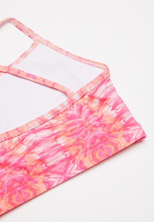 Rebel Republic - Printed 2 piece swimsuit - pink