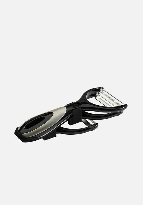 Jamie Oliver - All purpose 3 in 1 peeler - black & silver 