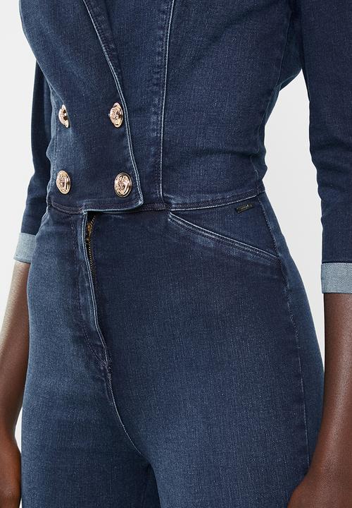 SISSY BOY - Double breasted jumpsuit - blue