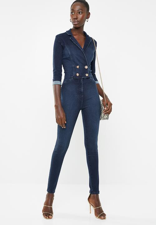 SISSY BOY - Double breasted jumpsuit - blue