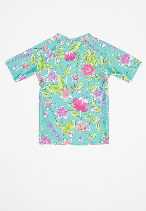Pop Candy - Rash floral print vest - turquoise
