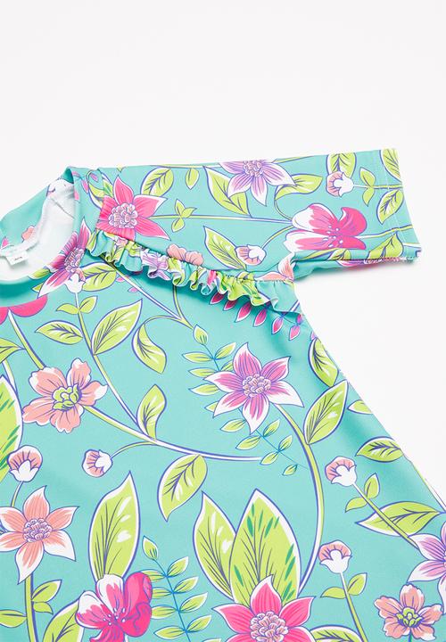 Pop Candy - Rash floral print vest - turquoise