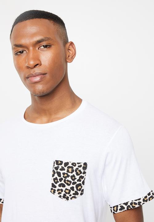 Brave Soul - Feline short sleeve tee - white