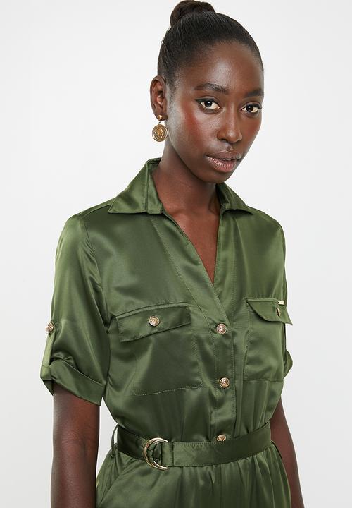 SISSY BOY - Karma police boilersuit - khaki