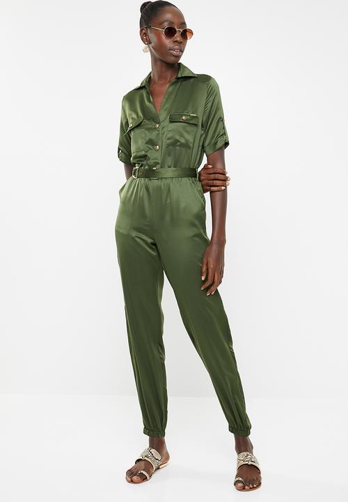 SISSY BOY - Karma police boilersuit - khaki