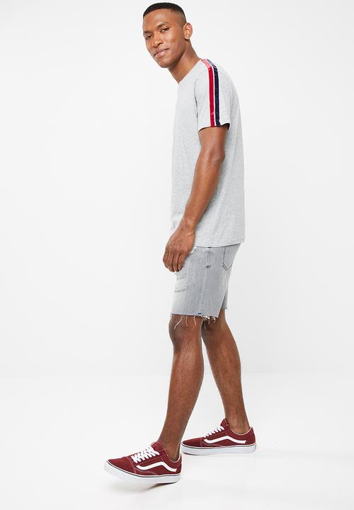 Brave Soul - Graza short sleeve tee - grey